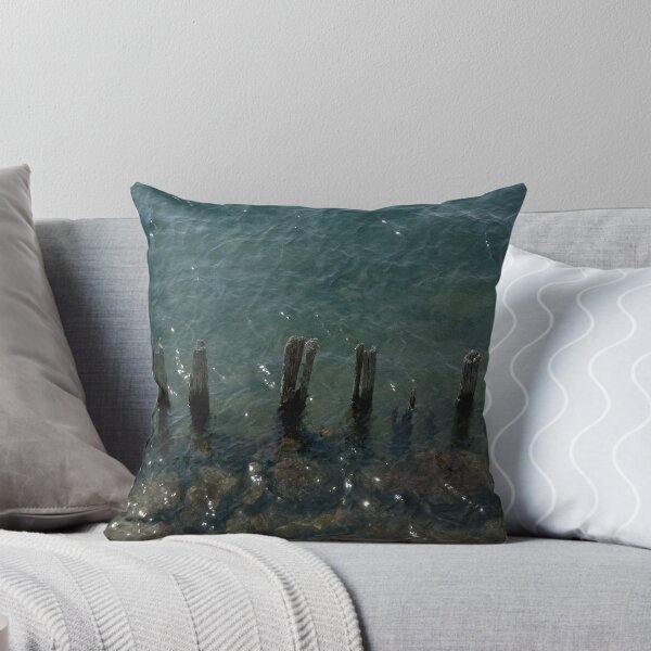 Item preview, Water, Posts and Pebbles. Lake Constance designed and sold by Sue Knowles.