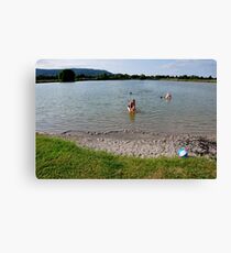 Small Lake. Eichsee. Germany. Canvas Print
