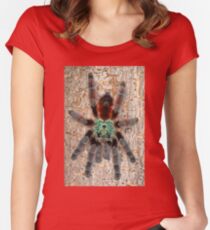 Adult Avicularia versicolor Tarantula Women's Fitted Scoop T-Shirt