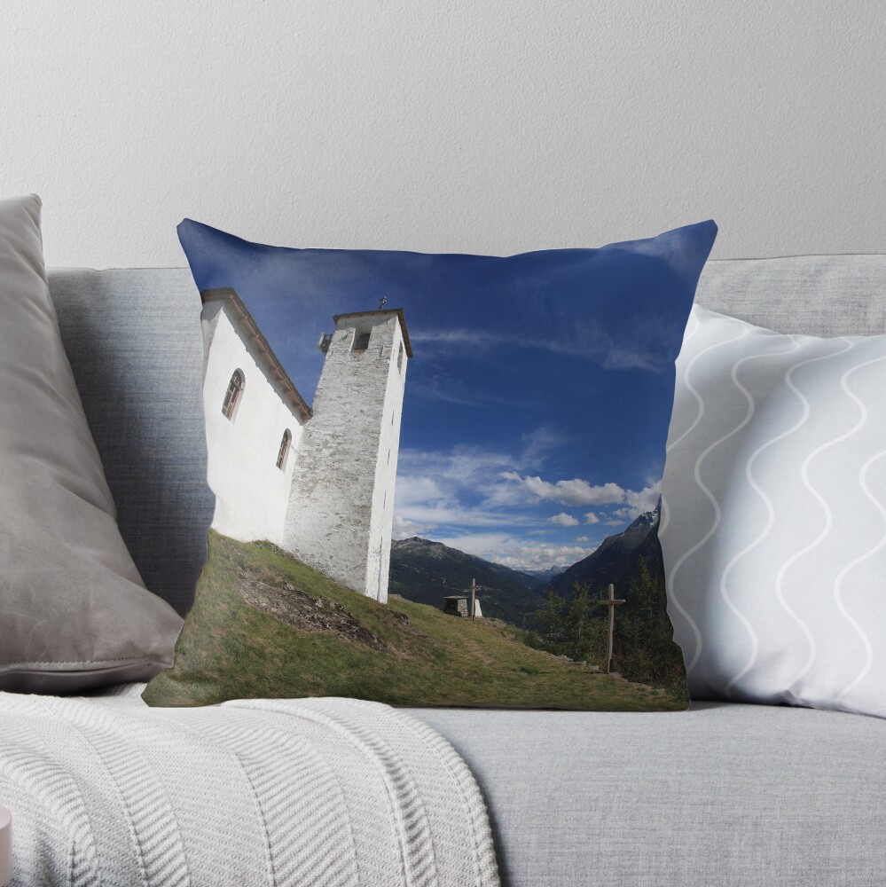 La Chapelle St Michel Throw Pillow