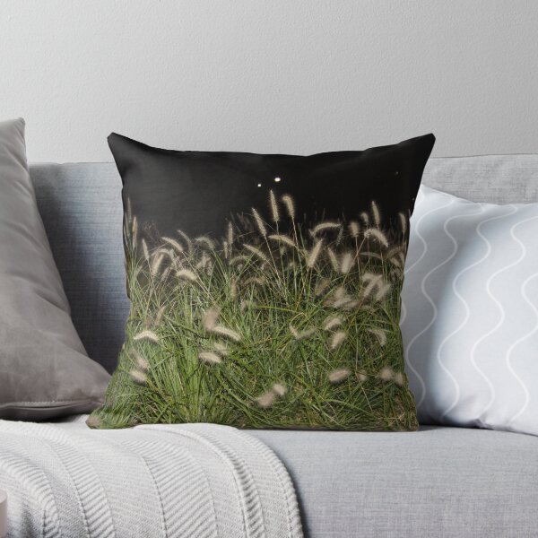 Grains of Gold Throw Pillow