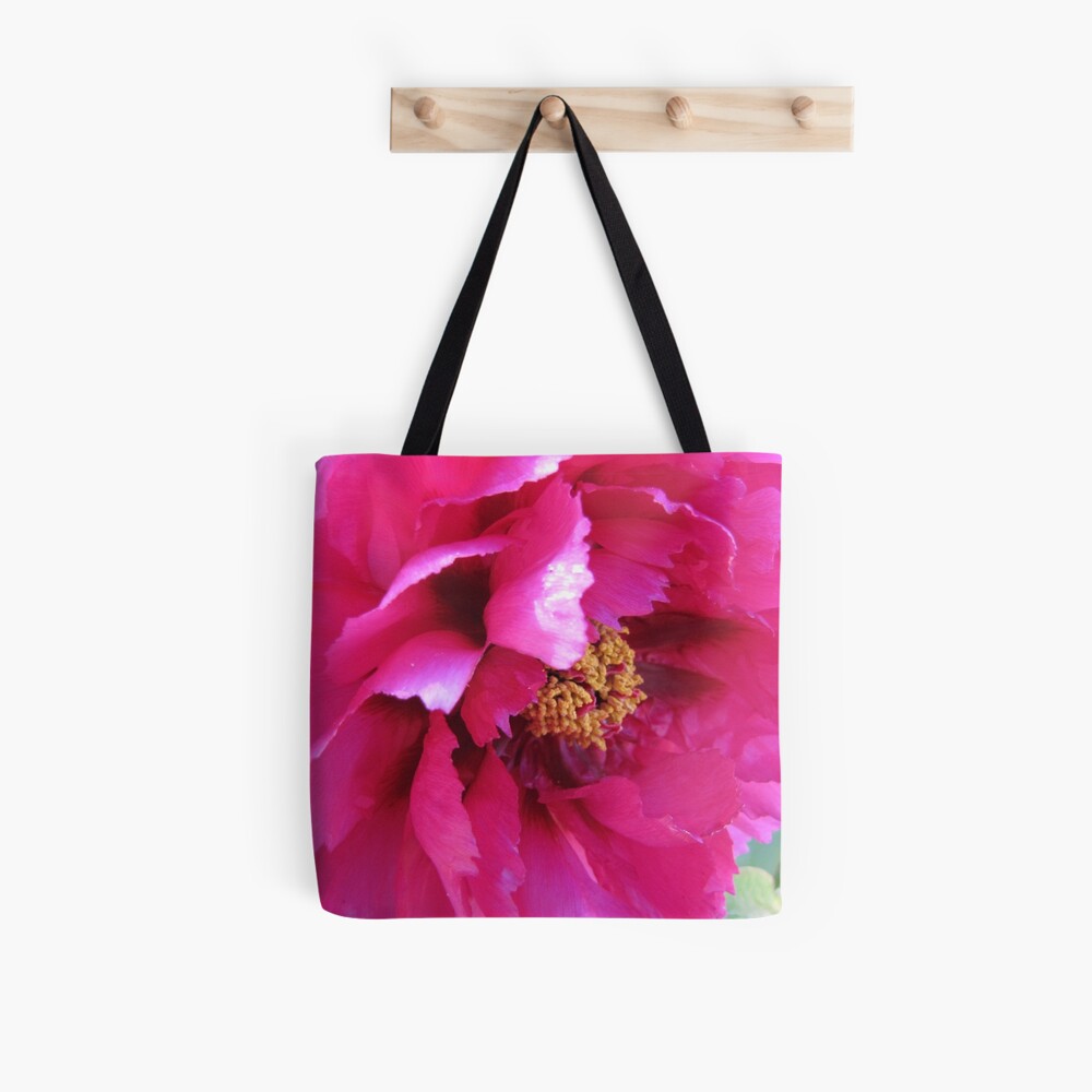 Ruffled pink petals Tote Bag
