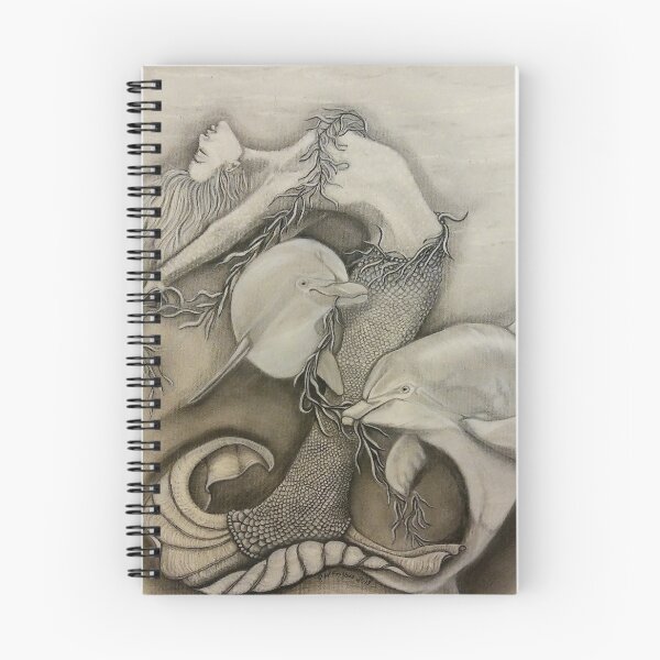 Item preview, Mermaid dancing with Dolphins designed and sold by Rebecca Frisbee.