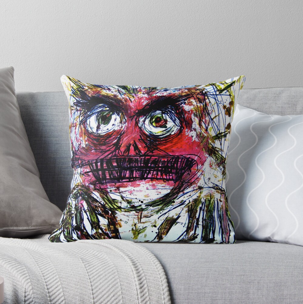 Temper Temper! Throw Pillow