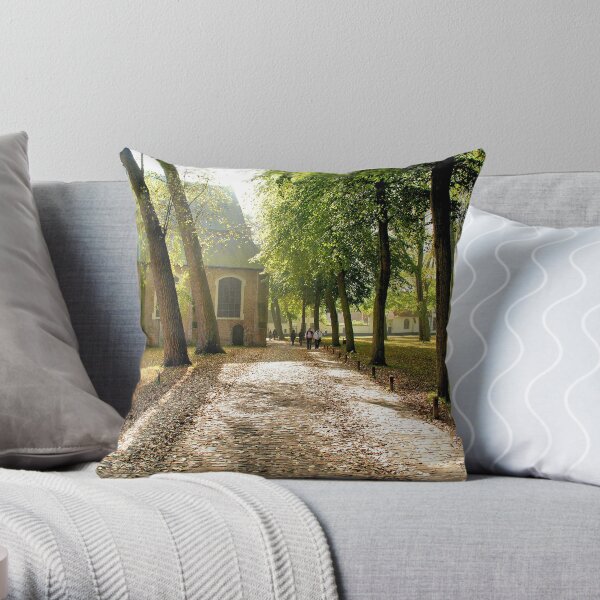 Beguinage Throw Pillow