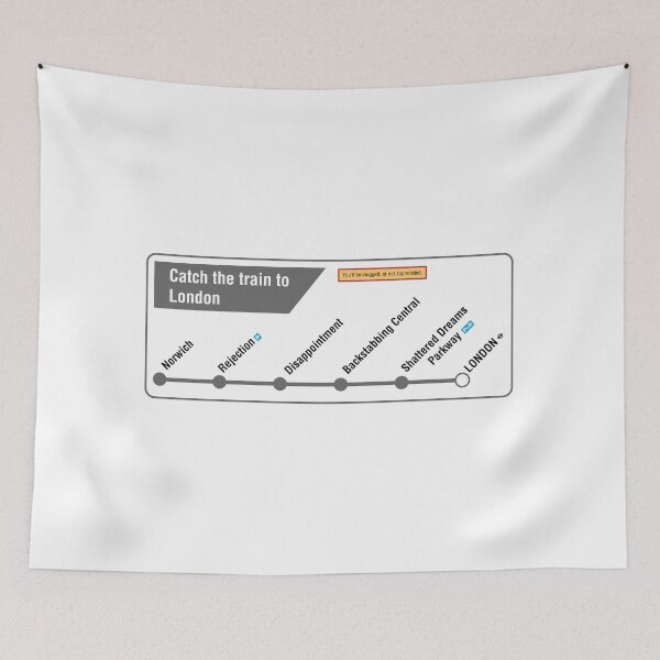 Item preview, Alan Partridge "Catch the train to London" designed and sold by DesignByMH.