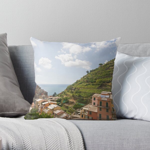Manarola - Cinque terre Throw Pillow