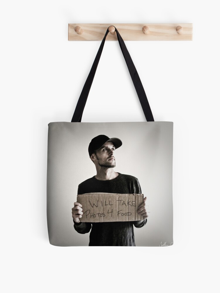 Thumbnail 1 of 2, Tote Bag, Will Take Photos 4 Food designed and sold by Spiiral.