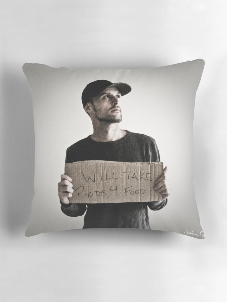 Thumbnail 3 of 4, Pillow, Will Take Photos 4 Food designed and sold by Spiiral.