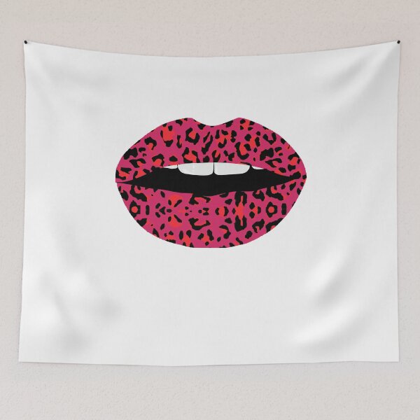 Item preview, Patrón de guepardo rosado Labios Piel de leopardo boca Animal Print designed and sold by BornDesign.