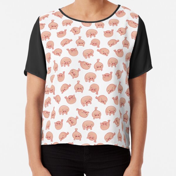 Sad Blobfish Chiffon Top