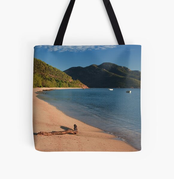 Early Morning at Hydeaway Bay. All Over Print Tote Bag