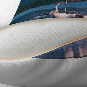 Alternate view of Dawn at Dingo Beach Throw Pillow