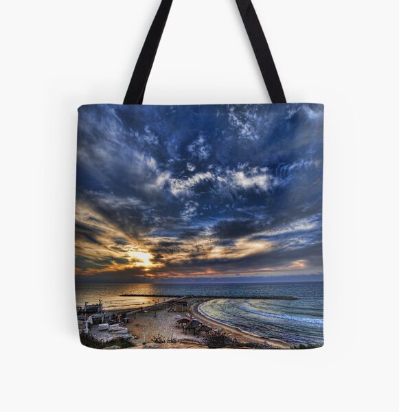 Tel Aviv, a relaxed drama All Over Print Tote Bag