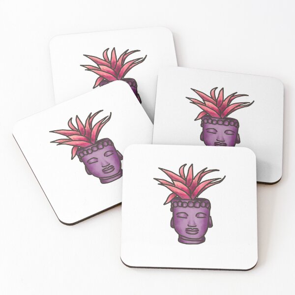 Item preview, purple buddha succulent  designed and sold by daisydebby.