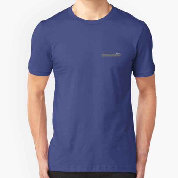U.S. Navy Brat - Carrier in Gray Slim Fit T-Shirt