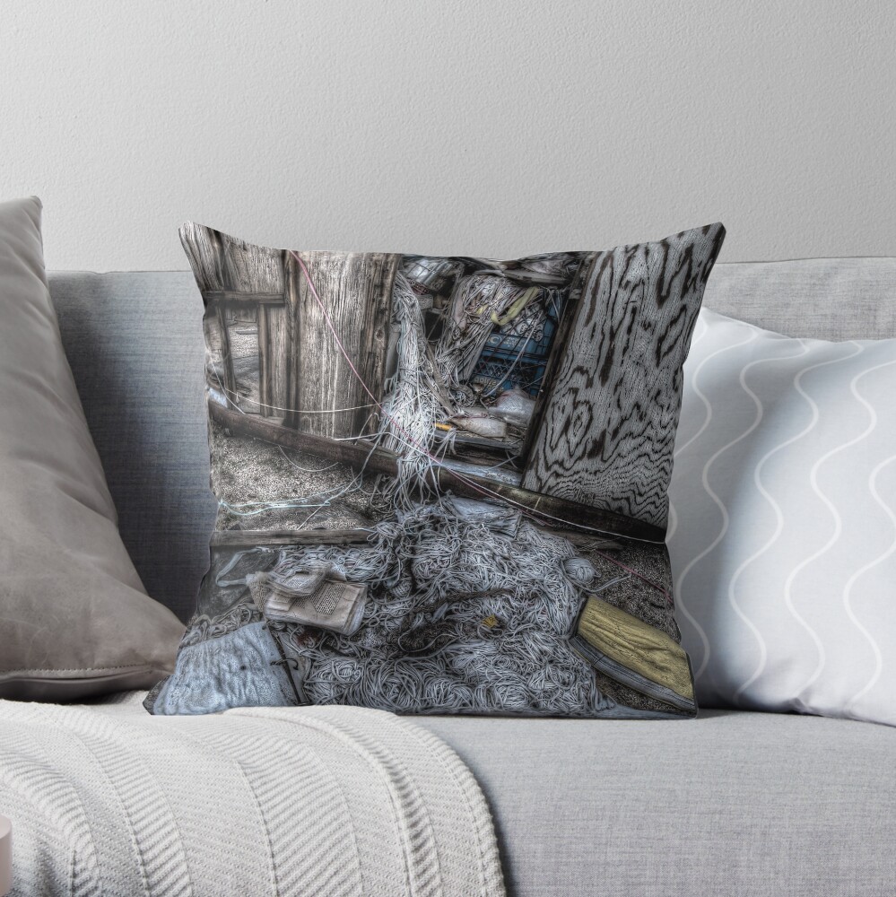 Strung-out Throw Pillow