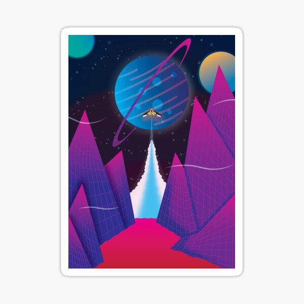Space Canyon Sticker