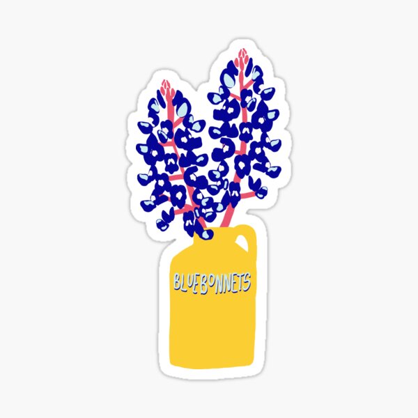 Bluebonnets Sticker Sticker