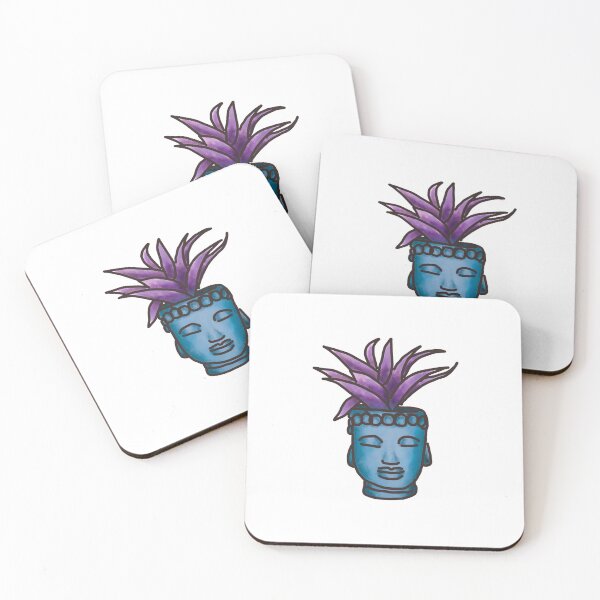 Item preview, blue buddha succulent  designed and sold by daisydebby.