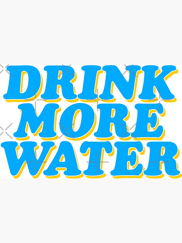 drink more water baby by lolosenese