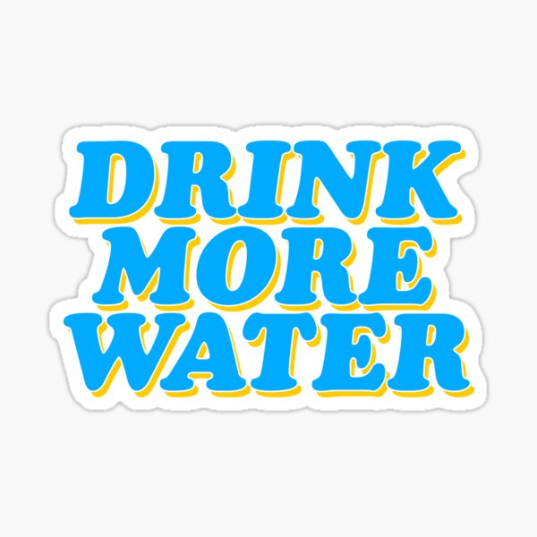 Frank Green Drink Bottle Drink More Water Sticker for Sale by  Dakotasdesigns