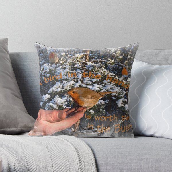 Food for thought Throw Pillow
