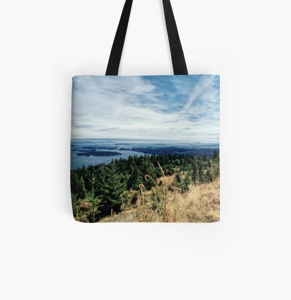 Gulf Island View All Over Print Tote Bag