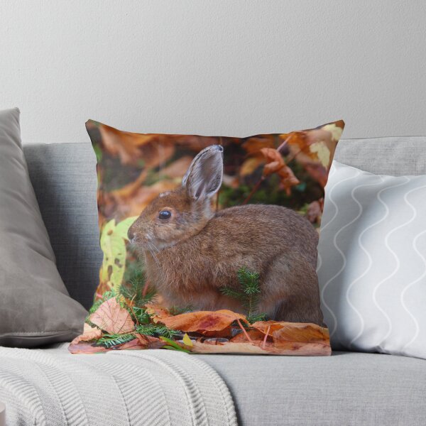 Item preview, Snowshoe Hare in Autumn  designed and sold by naturalnomad.