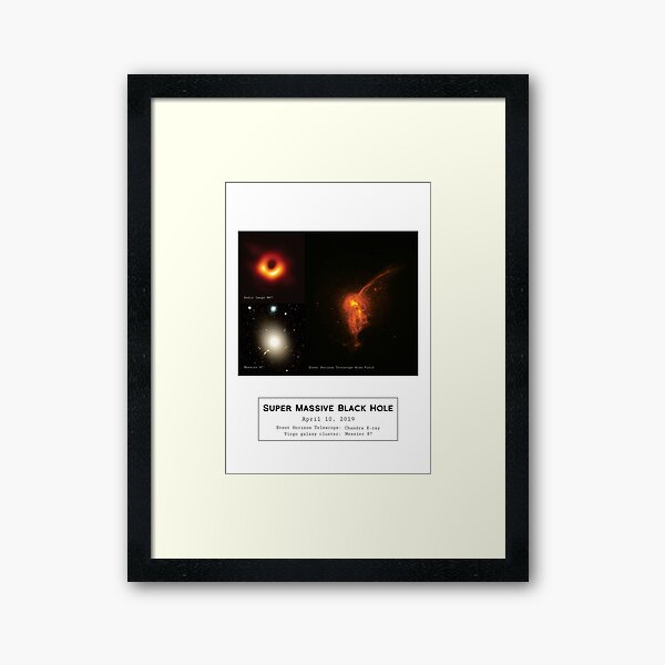 Black Hole M87 Framed Art Print