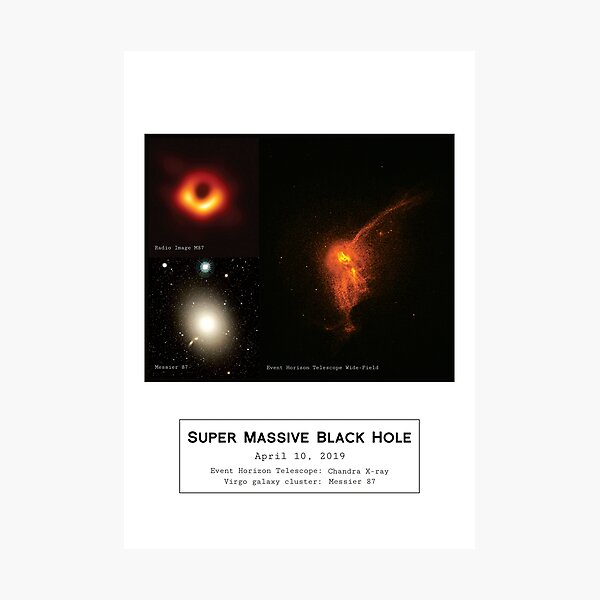 Black Hole M87 Photographic Print