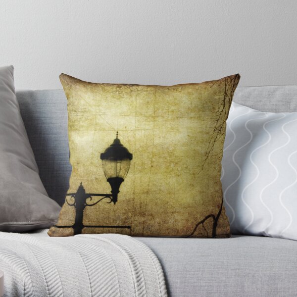 Street Lanterns Throw Pillow