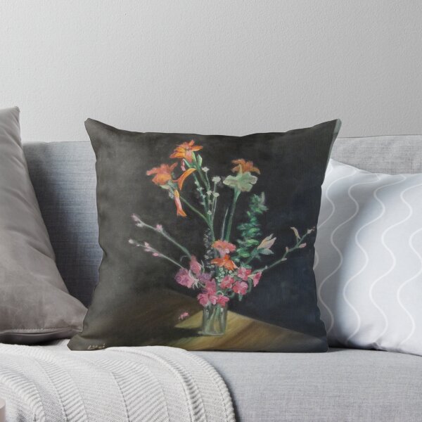 Item preview, Cottage Flowers 12x12" SOLD - Oil -  designed and sold by Luci Feldman.