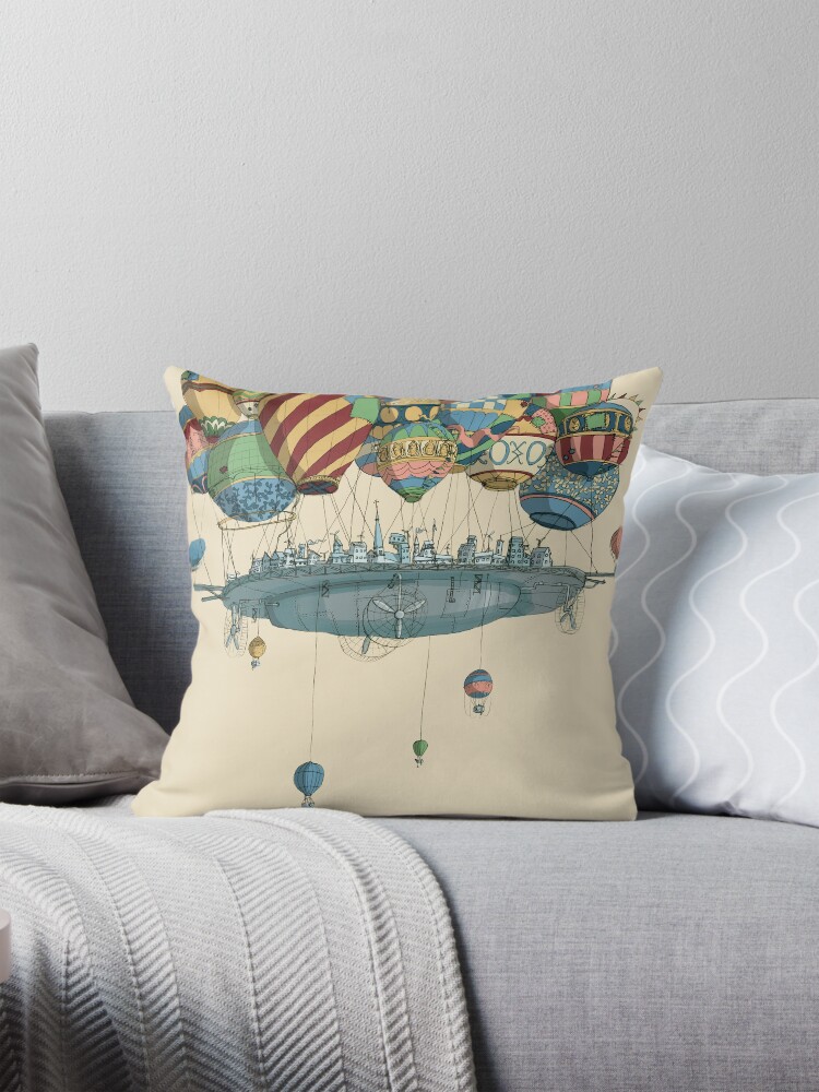 Item preview, Throw Pillow designed and sold by sketchydoodle.