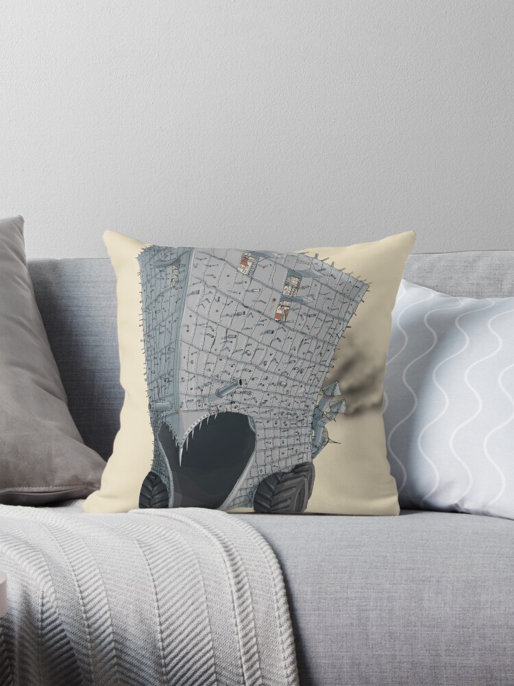 Item preview, Throw Pillow designed and sold by sketchydoodle.