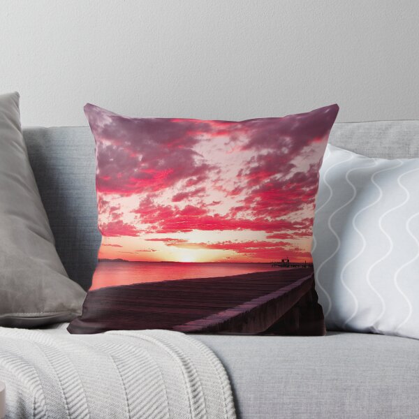 Soldiers Point Sunset Throw Pillow