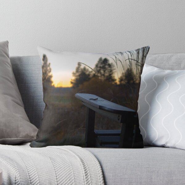 Last Glow Throw Pillow