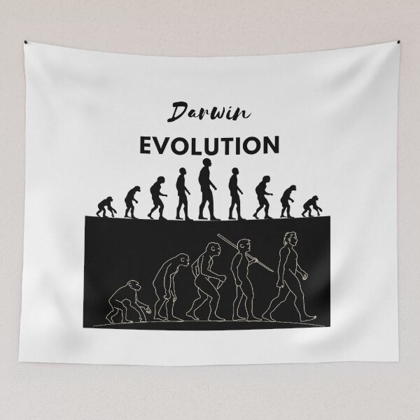 Aperçu de l'œuvre EVOLUTION - Darwin créée et vendue par OMdesign10.