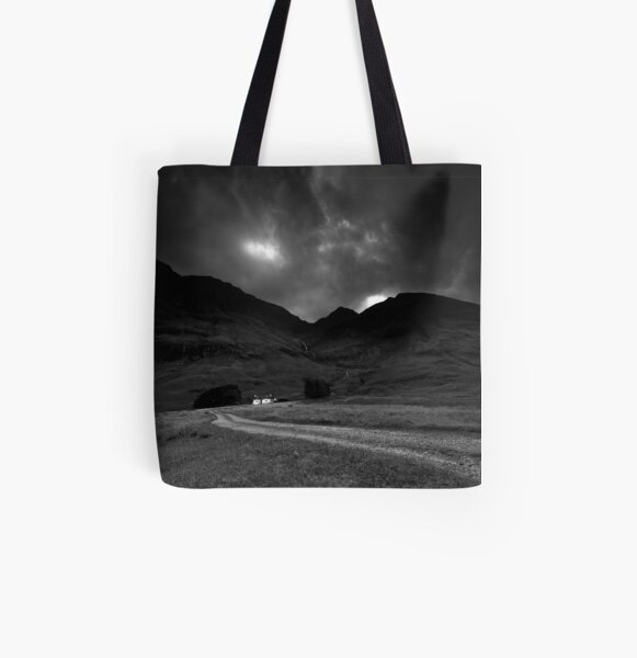 Twin cottages All Over Print Tote Bag