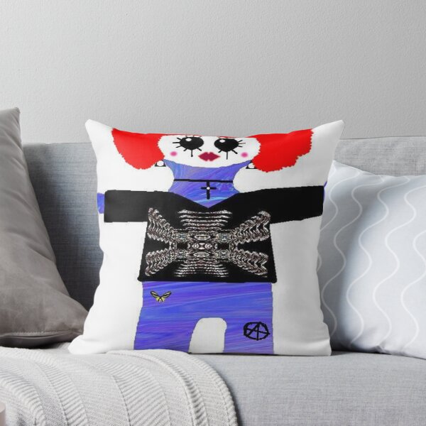 Item preview, Little Punk Rock / Goth Rag Doll Wearing Mommy's Art 3 designed and sold by Deborah Lazarus.
