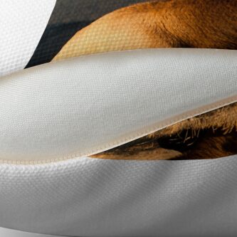 Alternate view of The Great Bull Elk At Rest Throw Pillow