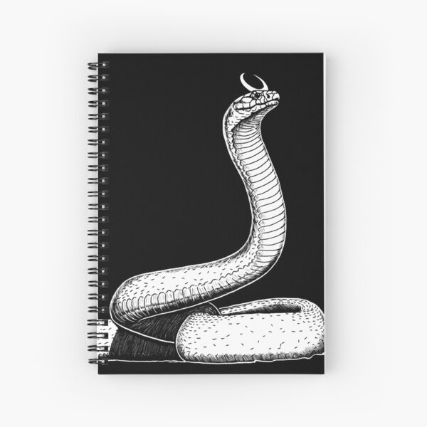 Covens Moon Snake Spirit Spiral Notebook
