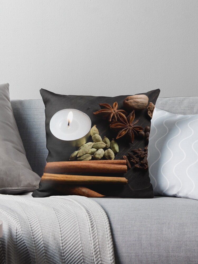 Thumbnail 1 of 4, Pillow, The Scent of A Kitchen designed and sold by SpicieFoodie.