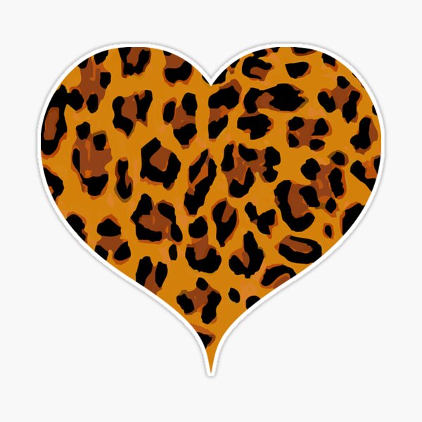 Animal Pattern Heart SVG Leopard Print Heart Zebra Stripe 