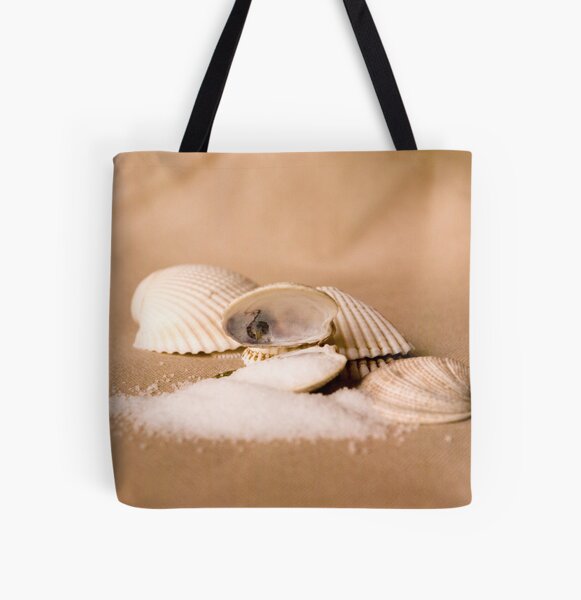 Sea Shells and Sea Salt All Over Print Tote Bag