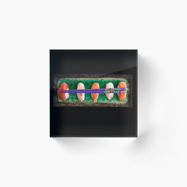 Sushi plate Acrylic Block