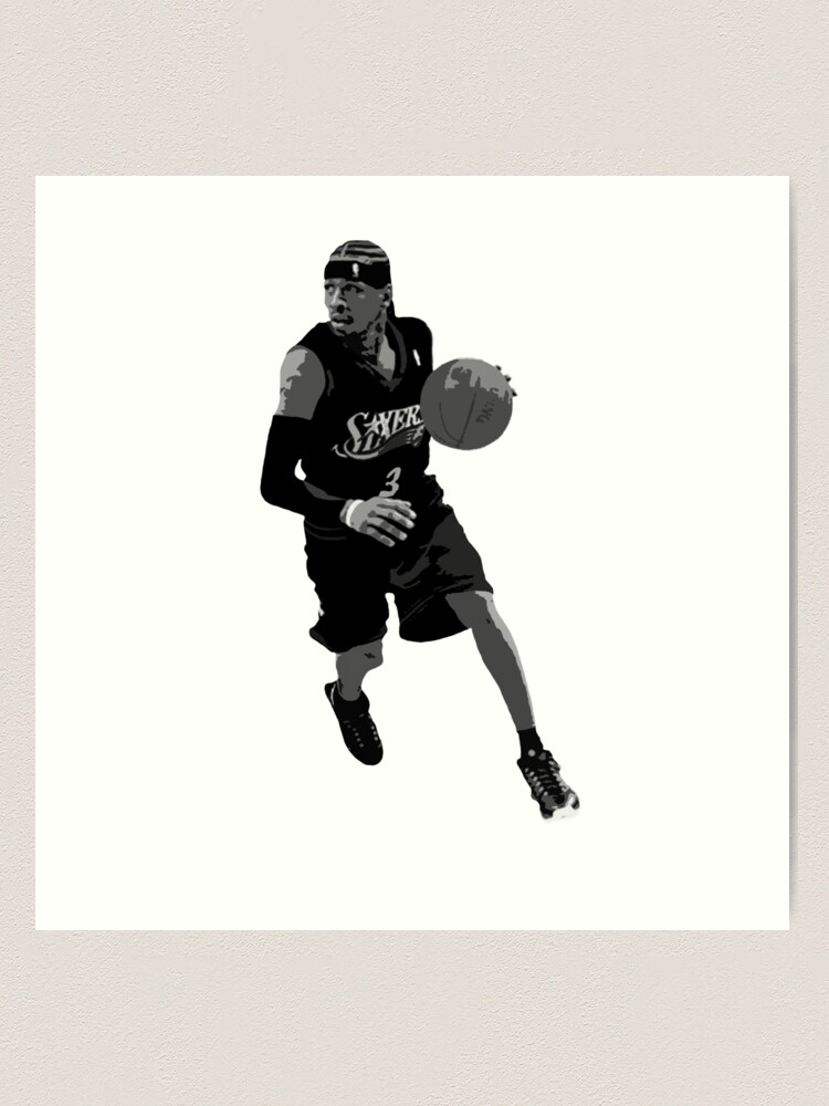 Allen Iverson Wallpaper  Art Board Print for Sale by javasreiki24