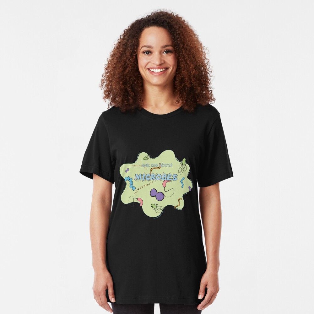 Ask me about MICROBES Slim Fit T-Shirt