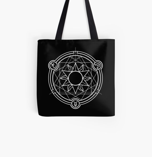 White School Crest All Over Print Tote Bag