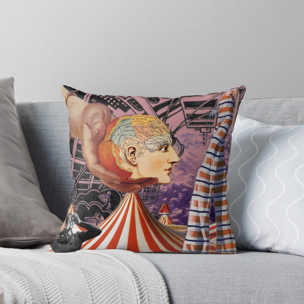 Item preview, Throw Pillow designed and sold by colorspinner.